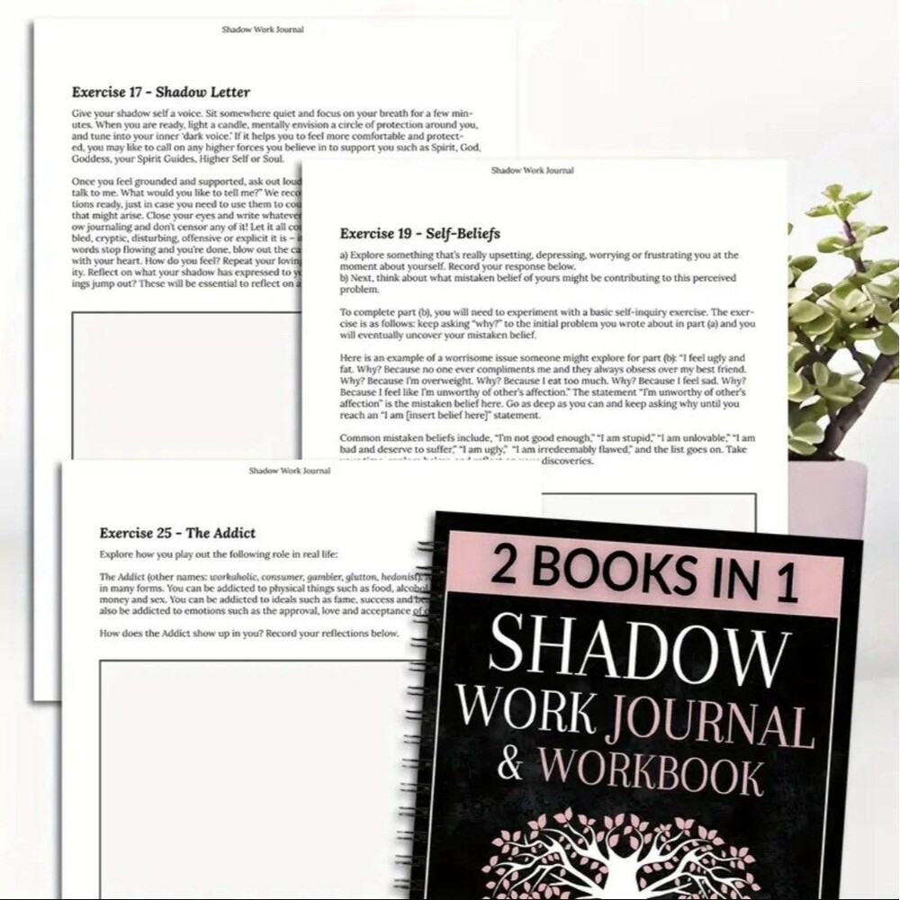 Shadow Work Journal And WorkBook 2 In 1 - Picture 7 of 11